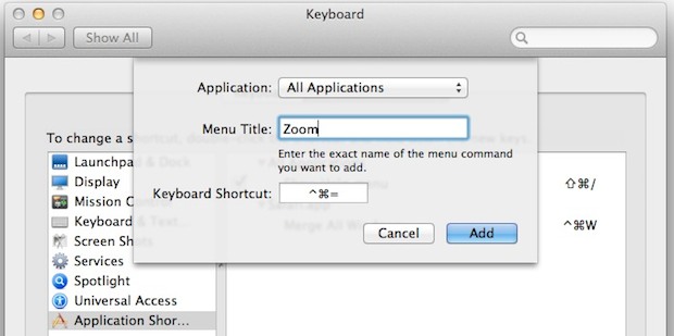 keyboard control for minimize mac